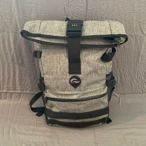 Skunk smell proof backpack with lock